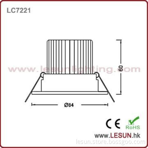 Good disspation 3W led ceiling lamp fixture recessed LC7221